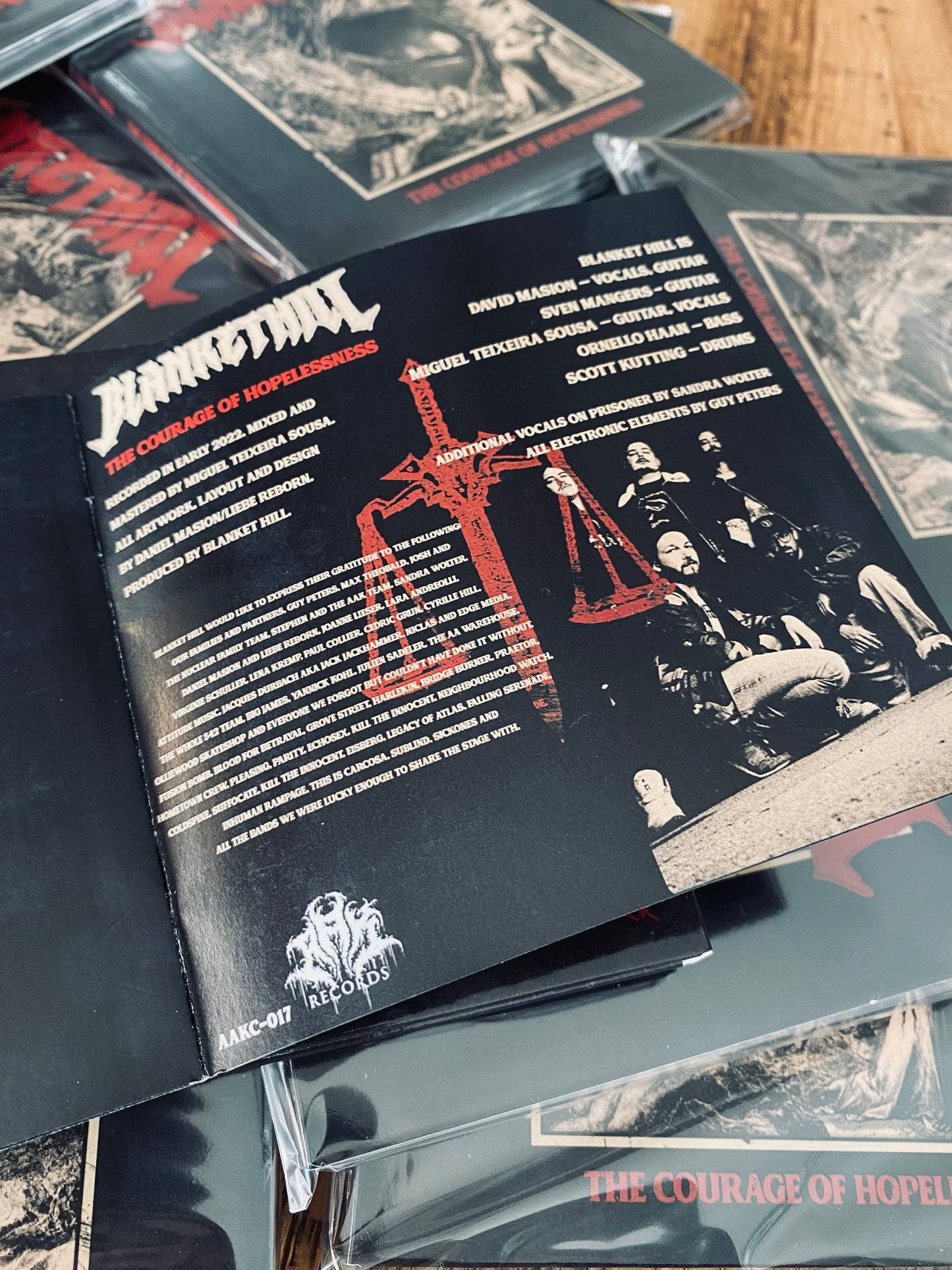 BLANKET HILL - "THE COURAGE OF HOPLESSNESS" CD