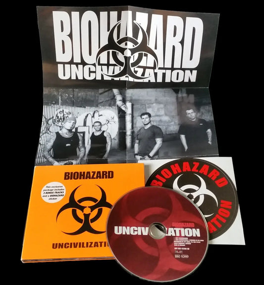 BIOHAZARD - 'UNCIVILIZATION' LIMITED DIGIPAK CD