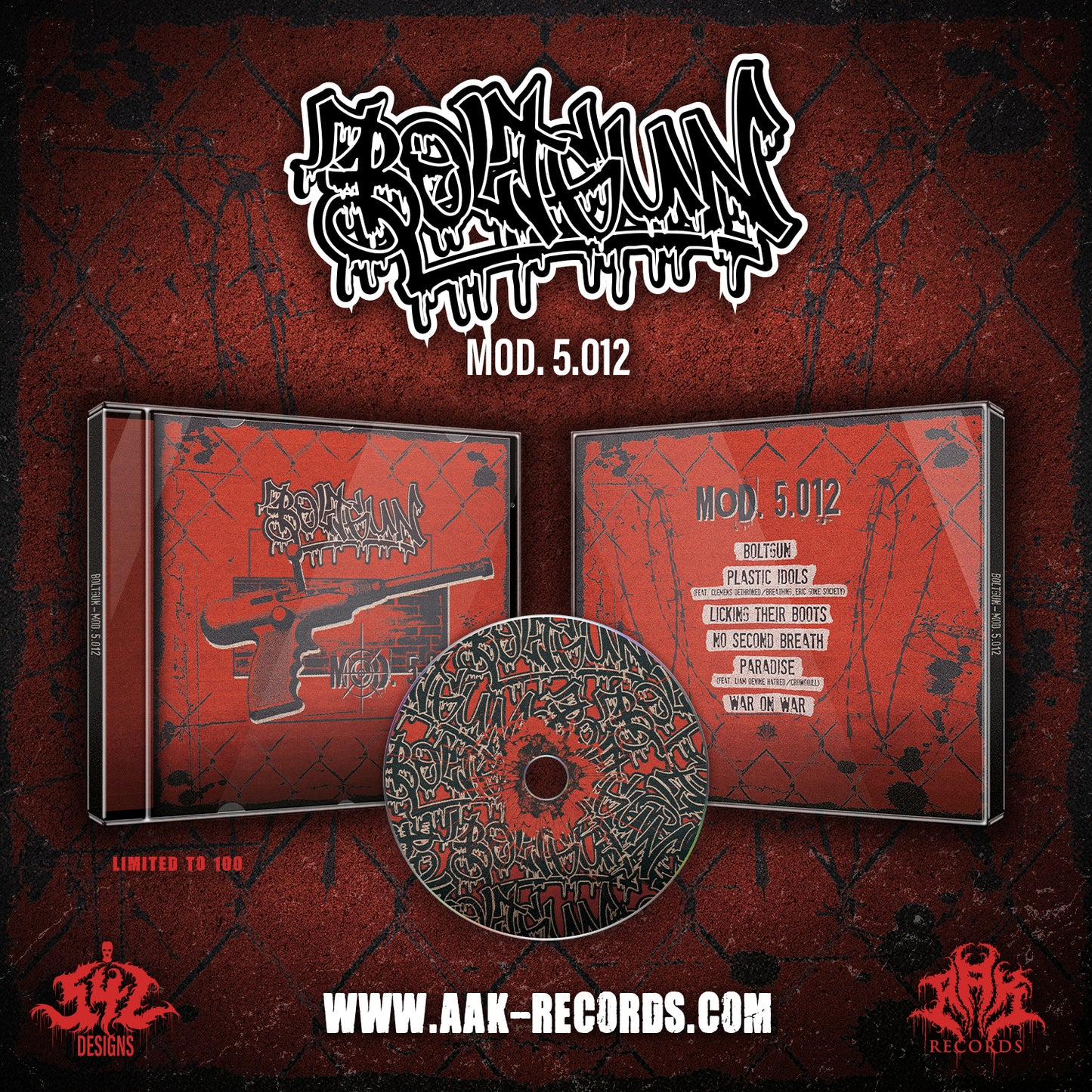 BOLTGUN - "MOD. 5.012" CD-EP