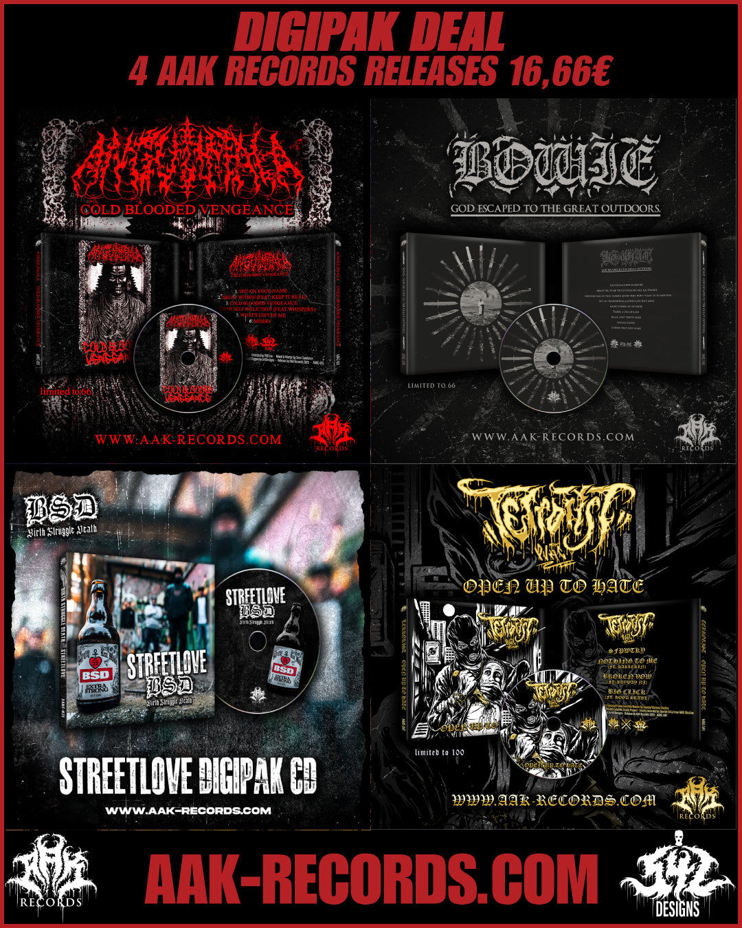 AAK DIGIPAK CD DEAL