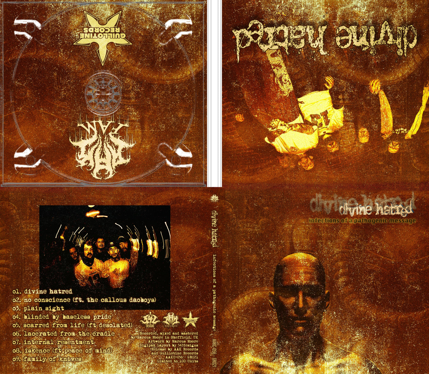 DIVINE HATRED - "INFECTIONS OF A PATHOGENIC MESSAGE" CD-EP