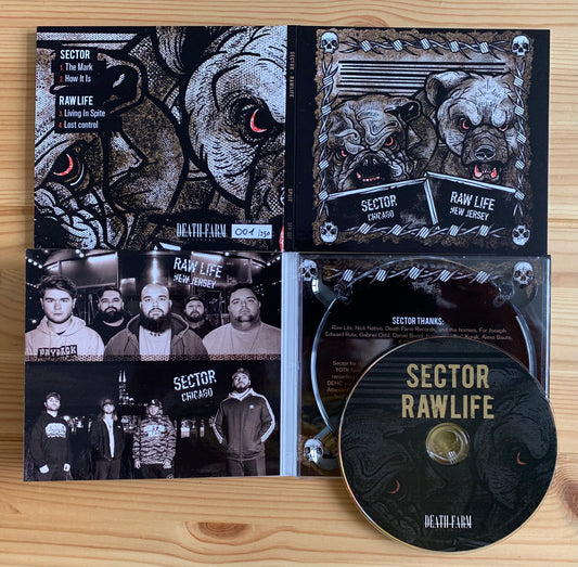 SECTOR / RAW LIFE "SPLIT" CD