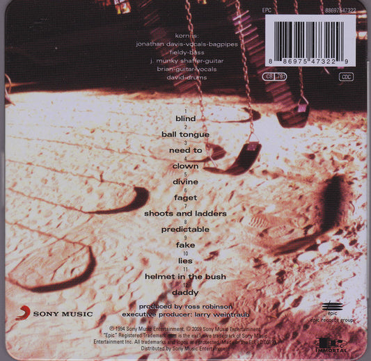 KORN - 'KORN' SPECIAL TIN BOX EDITION