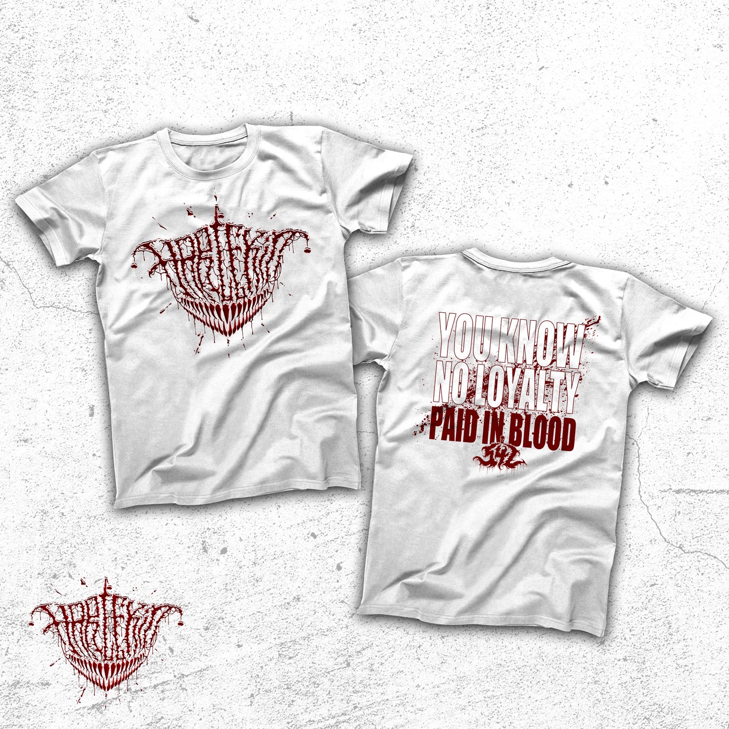 HARLEKIN "BLOODY LOGO" SHIRT