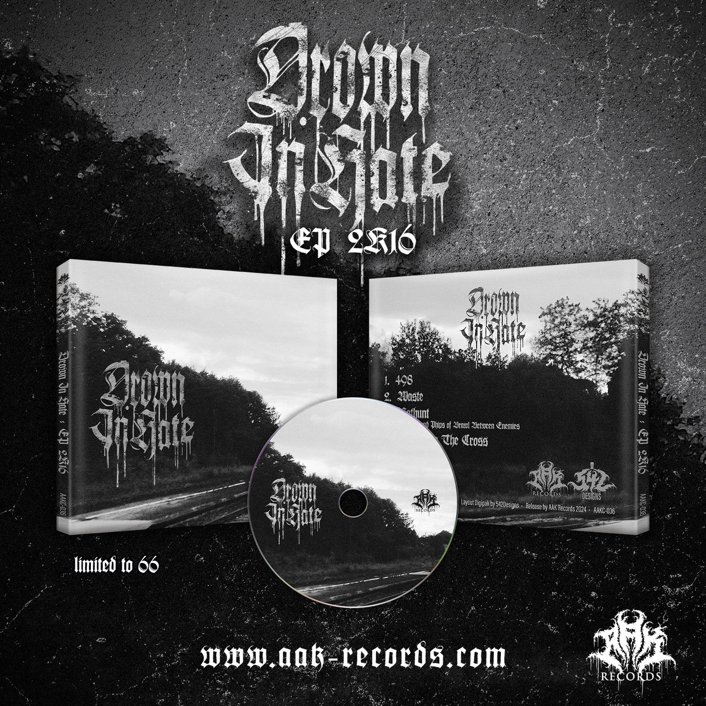 DROWN IN HATE - "EP 2K16" CD-EP
