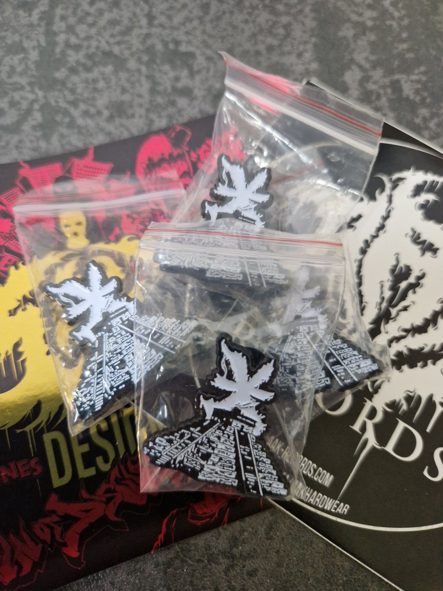 ENAMEL PINS - DIFFERENT BANDS & DESIGNS