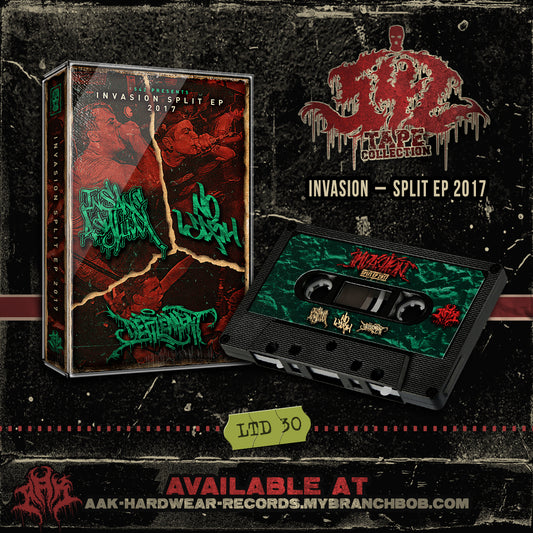 DEFILEMENT/INSANE ASYLUM/NO LEASH - INVASION SPLIT EP [TAPE]