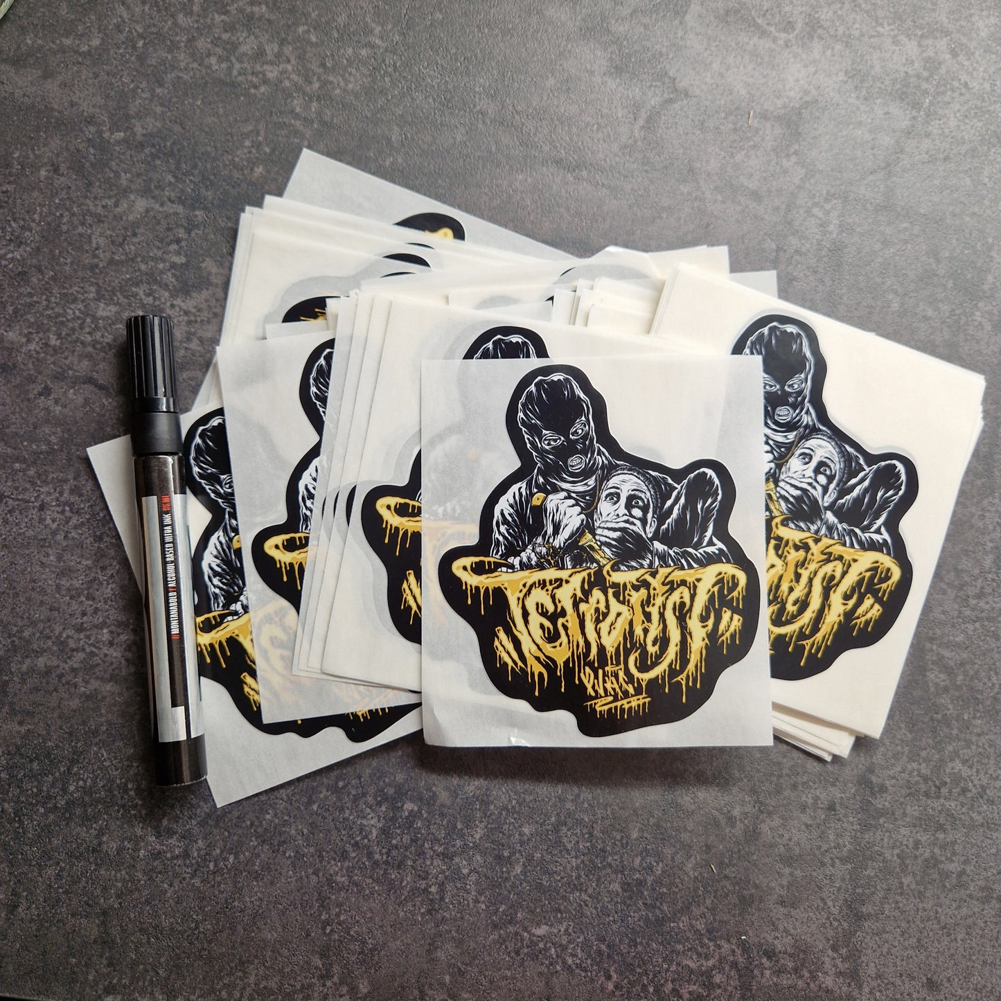 [VINYL-OUTDOORSTICKER-PACK] "TERRORIST PVHC"