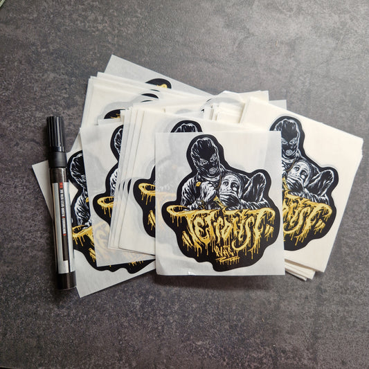 [VINYL-OUTDOORSTICKER-PACK] "TERRORIST PVHC"