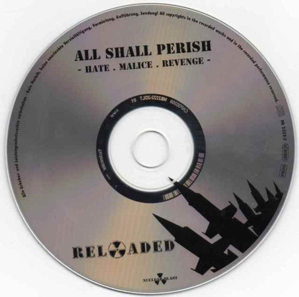 ALL SHALL PERISH - 'HATE.MALICE.REVENGE' SUPERJEWELCASE-CD