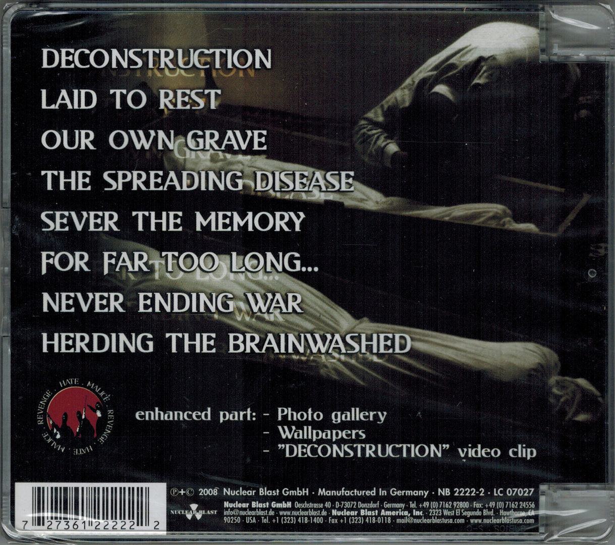 ALL SHALL PERISH - 'HATE.MALICE.REVENGE' SUPERJEWELCASE-CD