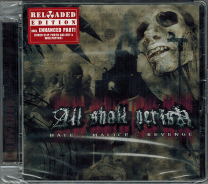 ALL SHALL PERISH - 'HATE.MALICE.REVENGE' SUPERJEWELCASE-CD
