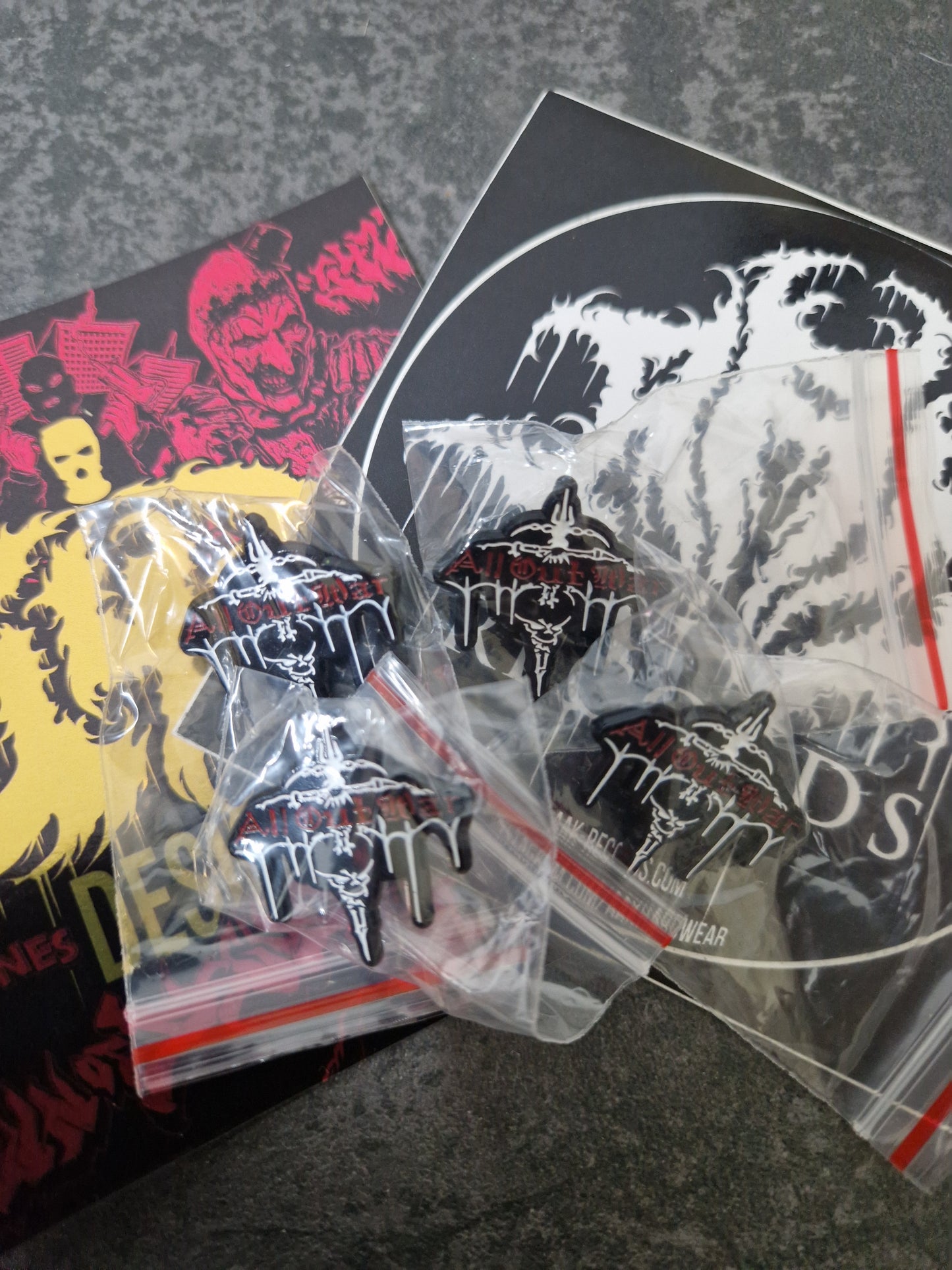 ENAMEL PINS - DIFFERENT BANDS & DESIGNS