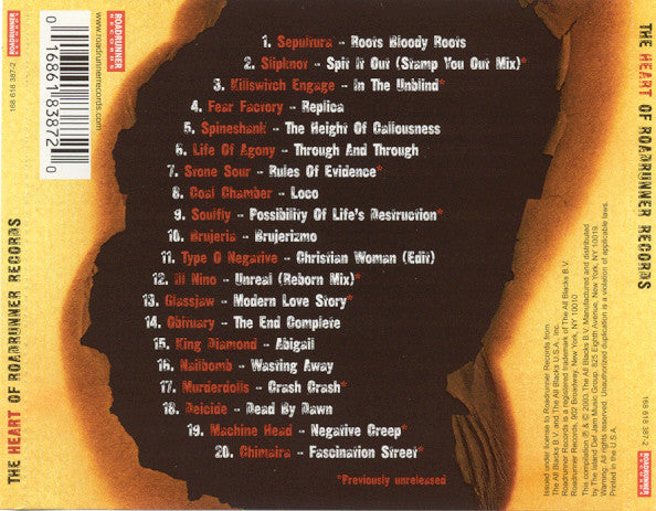 THE HEART OF ROADRUNNER  - 'SPECIAL EDITION COMPILATION 2003' CD