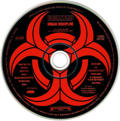 BIOHAZARD - 'URBAN DISCIPLINE' CD