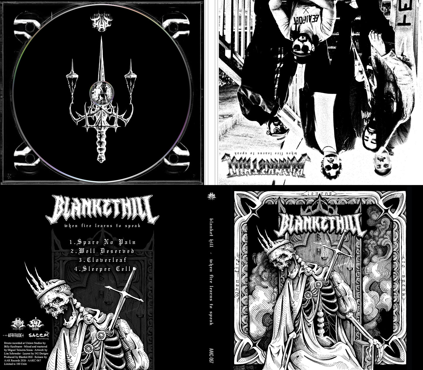 BLANKET HILL - "WHEN FIRE LEARNS TO SPEAK" CD-EP