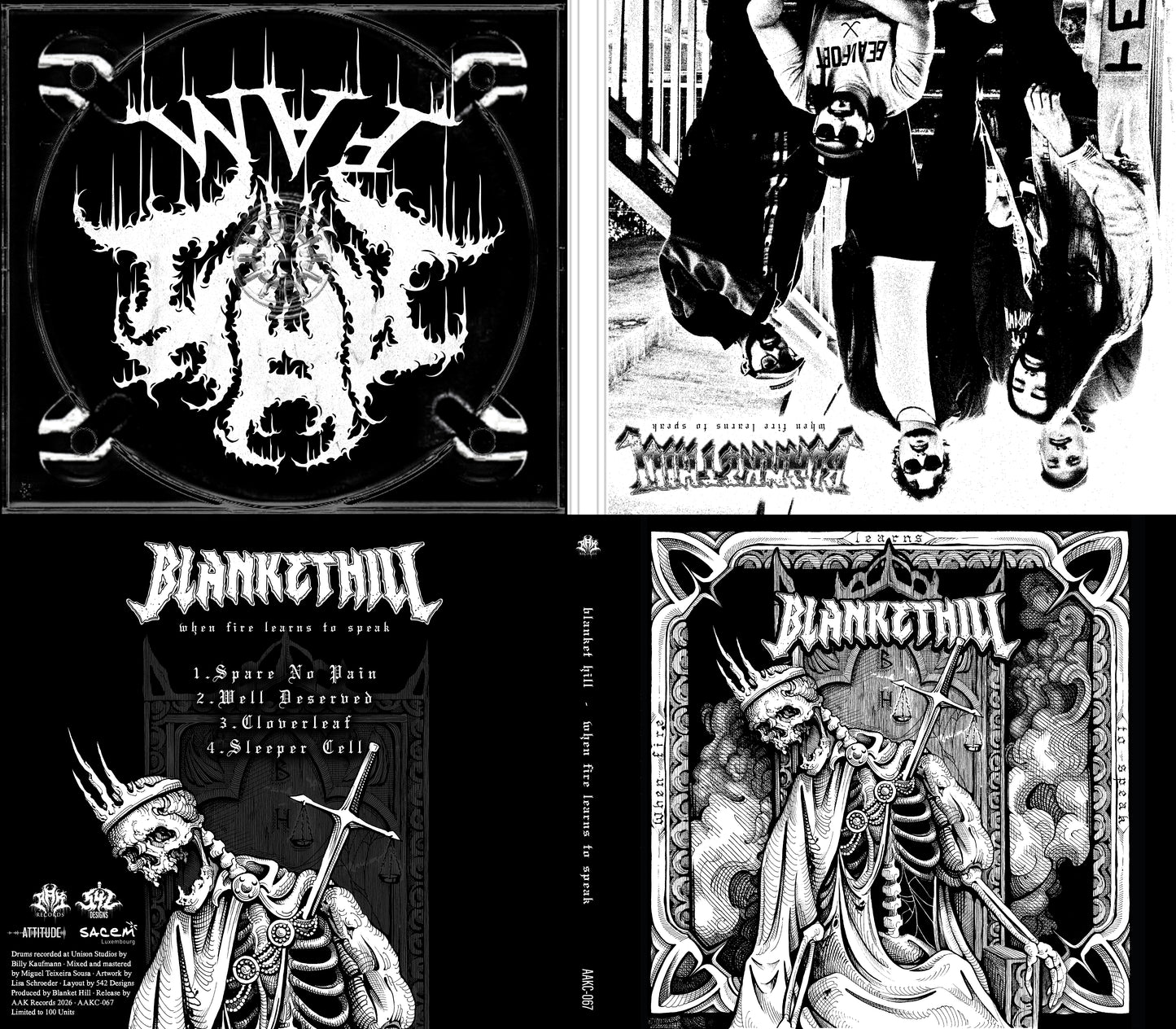 BLANKET HILL - "WHEN FIRE LEARNS TO SPEAK" CD-EP