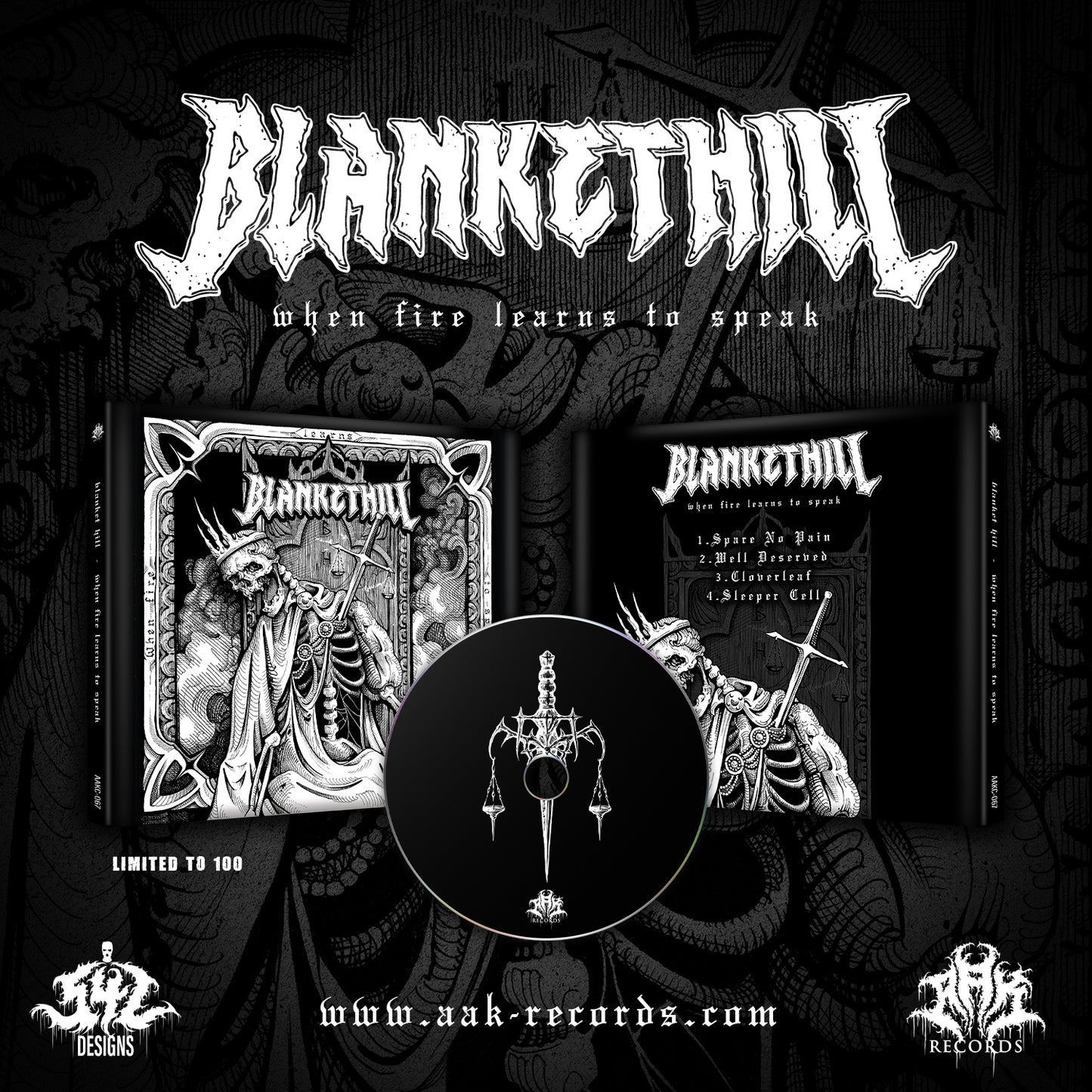 BLANKET HILL - "WHEN FIRE LEARNS TO SPEAK" CD-EP