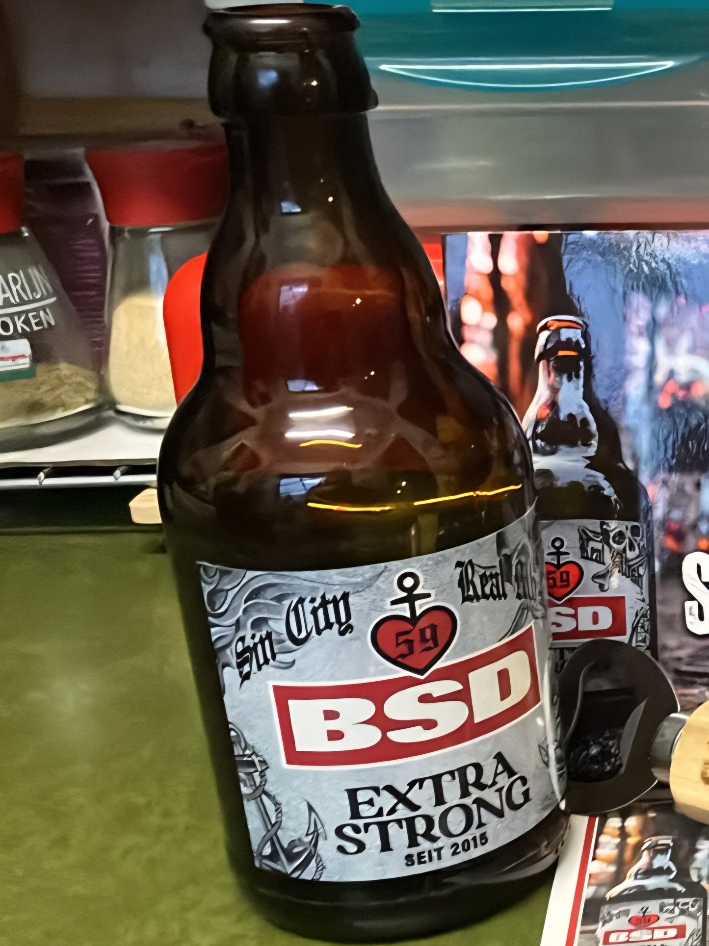 BIRTH STRUGGLE DEATH - "STREETLOVE" BEER BOTTLE