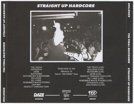 BULLDOZE - "THE FINAL BEATDOWN" CD