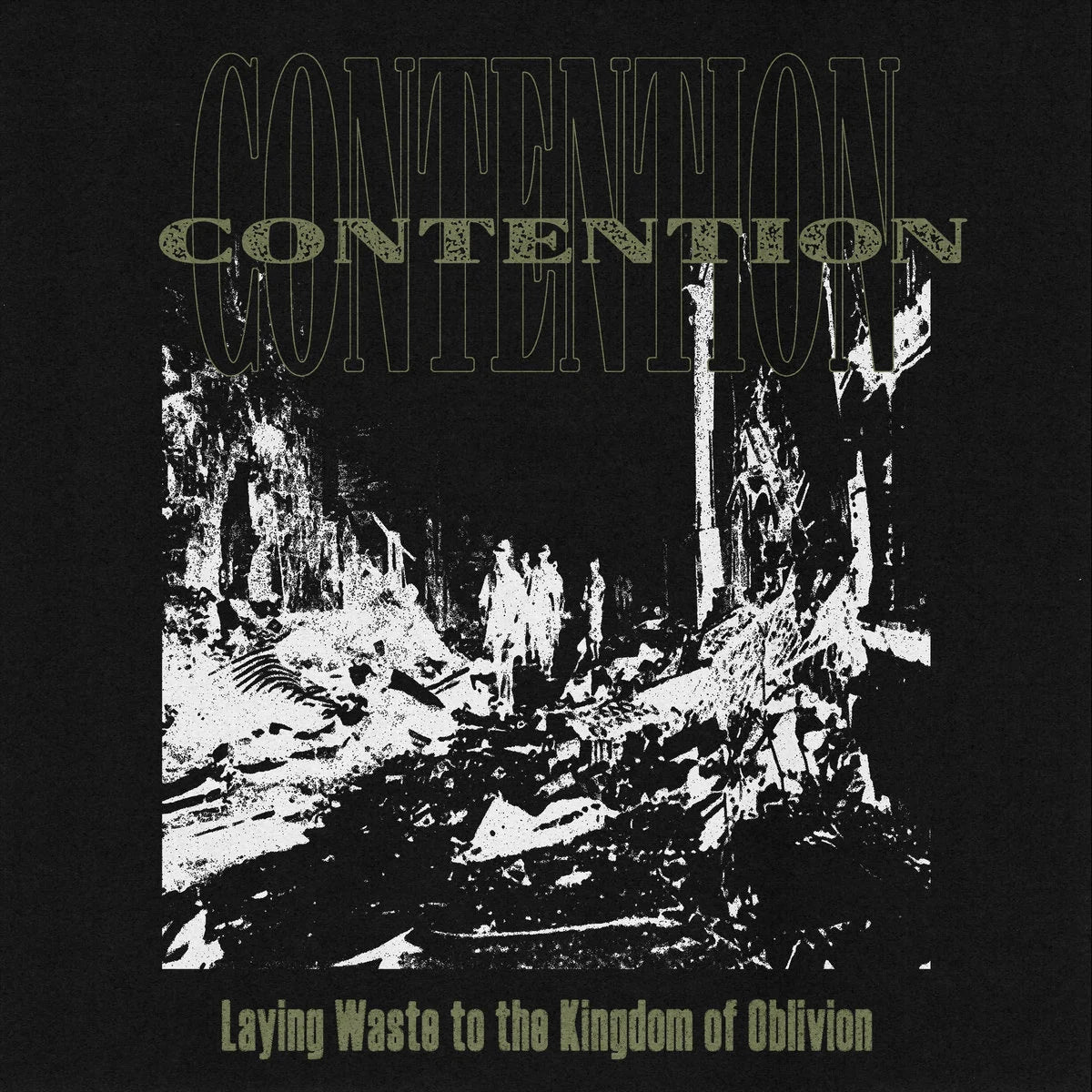 CONTENTION - "LAYING WASTE TO THE KINGDOM OF OBLIVION" CD - TAPE - VINYL [US IMPORT]