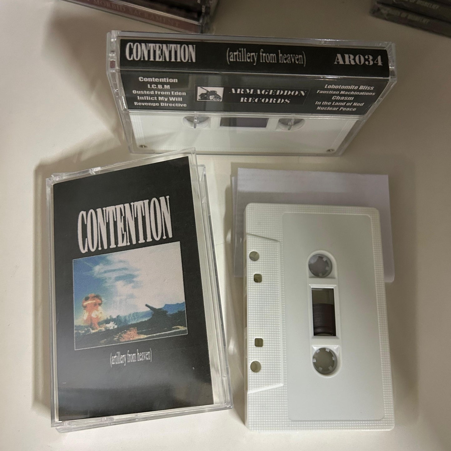 CONTENTION - "ARTILLERY FROM HEAVEN" CD - TAPE - VINYL [US IMPORT]