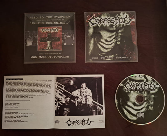 CORPSE PILE - "FED TO THE STARVED" SINGLE-CD
