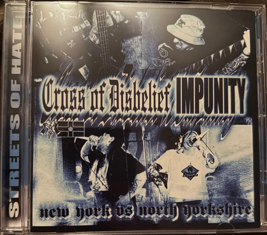 CROSS OF DISBELIEF VS IMPUNITY- "NEW YORK VS NORTH YORKSHIRE" SPLIT CD [US IMPORT] [PREORDER]