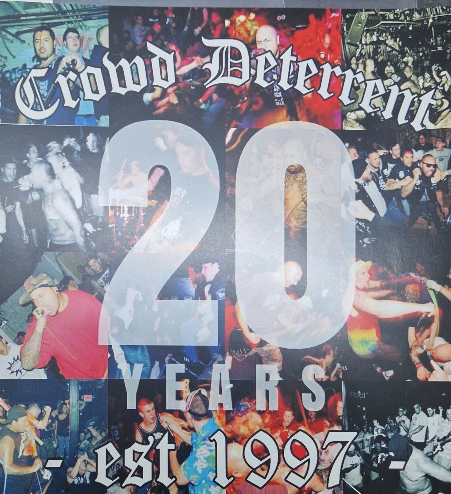 CROWD DETERRENT - "SHOW OF SUPREME FORCE" [12" VINYL/ORANGE-BLACK-TRANSP]