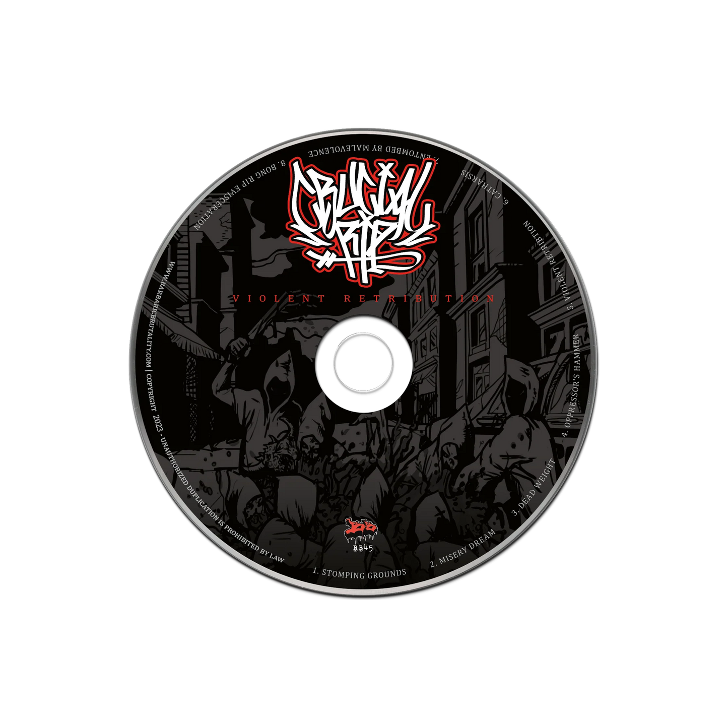 CRUCIAL RIP - "VIOLENT RETRIBUTION" CD [US IMPORT]