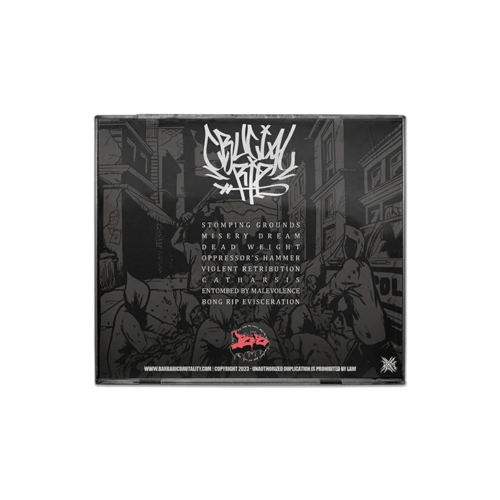 CRUCIAL RIP - "VIOLENT RETRIBUTION" CD [US IMPORT]