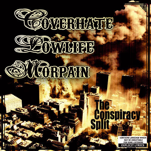 COVERHATE / LOWLIFE / BALBOA / MORPAIN - "THE CONSPIRACY SPLIT" CD