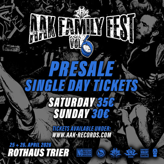 AAK FAMILY FEST VOL. 6 -PRESALE SINGLE DAY TICKET - [10 YEARS OF AAK] (CHOOSE OPTION) [PREORDER]