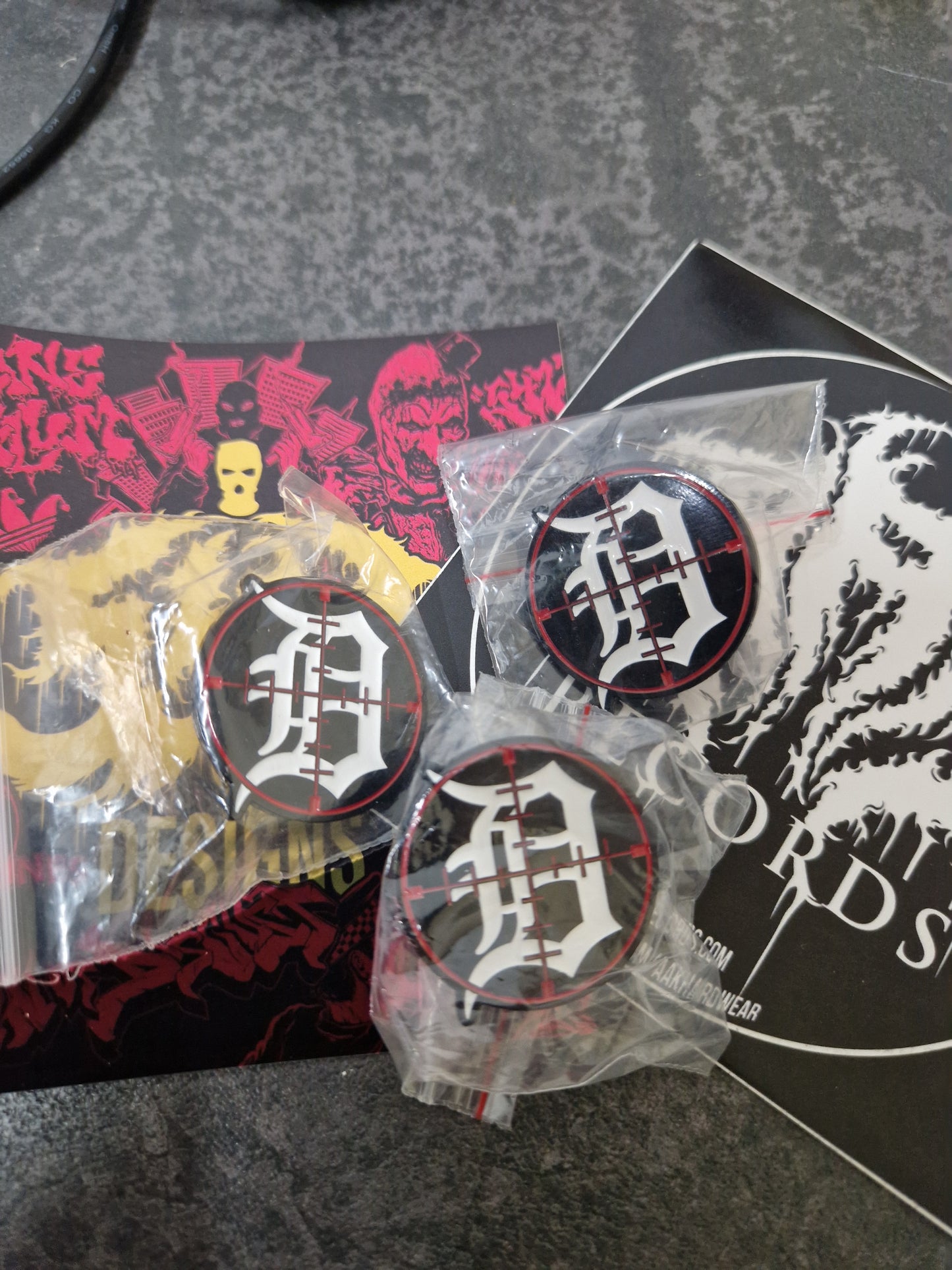 ENAMEL PINS - DIFFERENT BANDS & DESIGNS