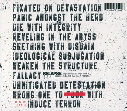 DYING FETUS – WRONG ONE TO FUCK WITH CD