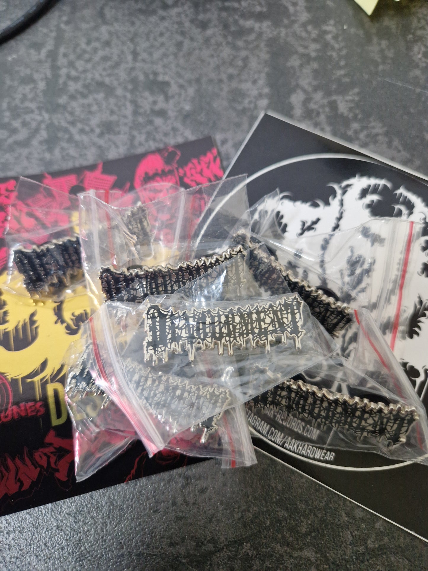 ENAMEL PINS - DIFFERENT BANDS & DESIGNS