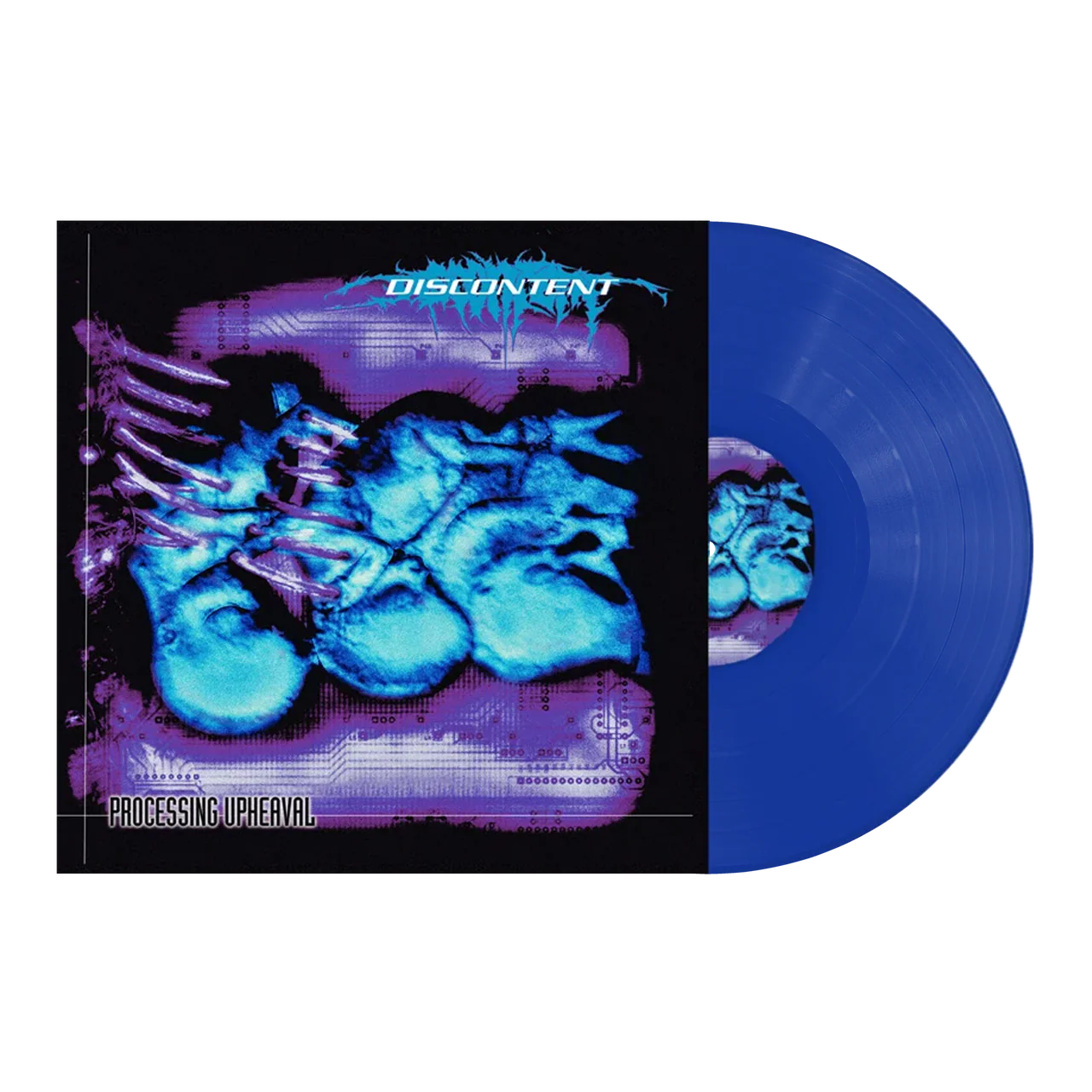 DISCONTENT - 'PROCESSING UPHEAVAL' [12" VINYL-BLUE]