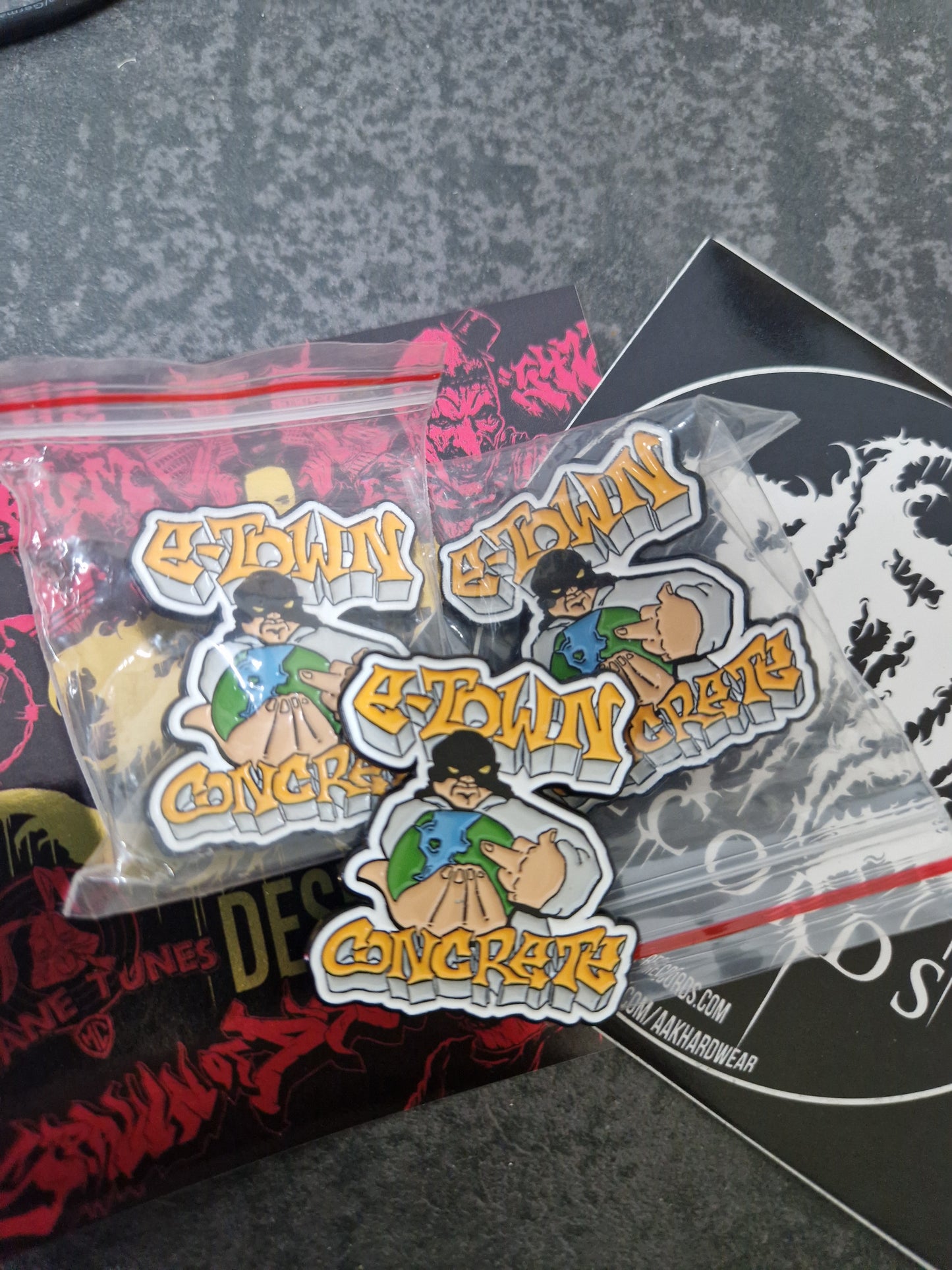 ENAMEL PINS - DIFFERENT BANDS & DESIGNS