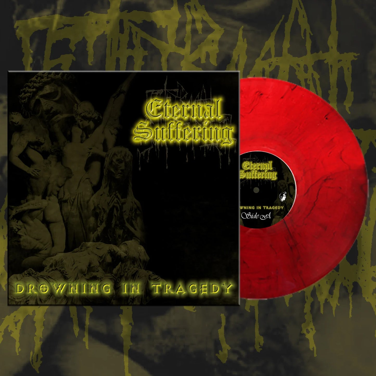 ETERNAL SUFFERING – "DROWNING IN TRAGEDY" [12" VINYL/RED]