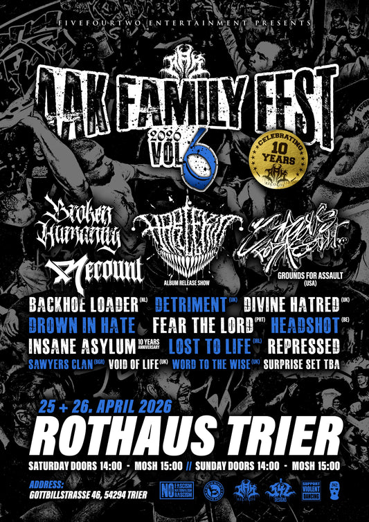 AAK FAMILY FEST VOL. 6 -PRESALE WEEKEND TICKET- [10 YEARS OF AAK] (CHOOSE OPTION) [PREORDER]