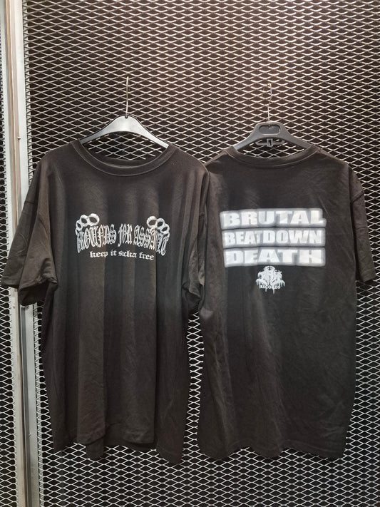 GROUNDS FOR ASSAULT 'BRUTAL BEATDOWN DEATH' TEE