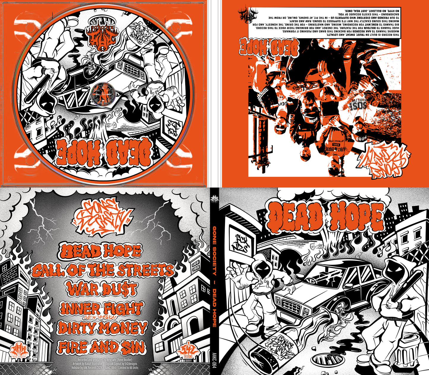 GONE SOCIEY - "DEAD HOPE" CD-EP