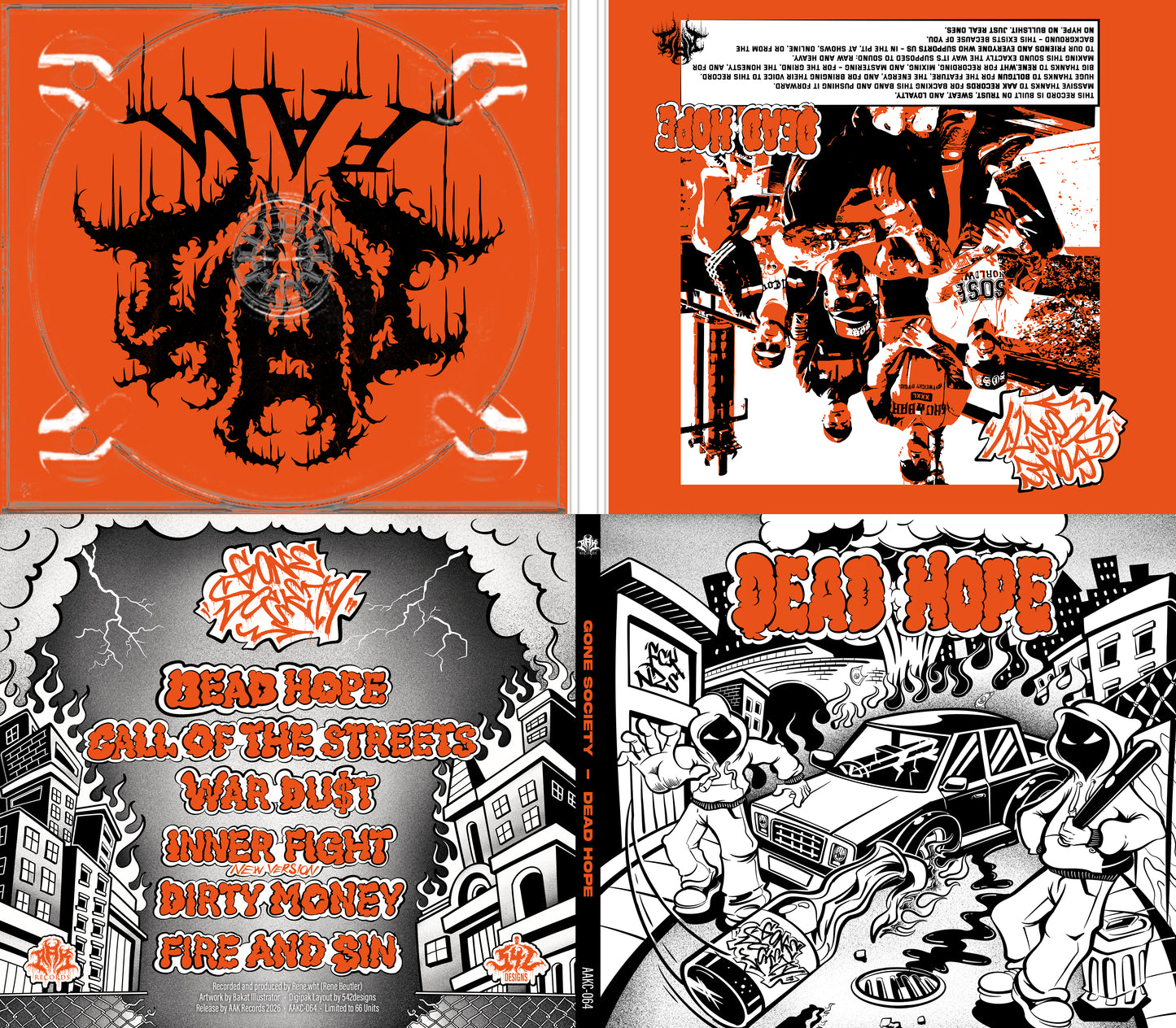 GONE SOCIEY - "DEAD HOPE" CD-EP