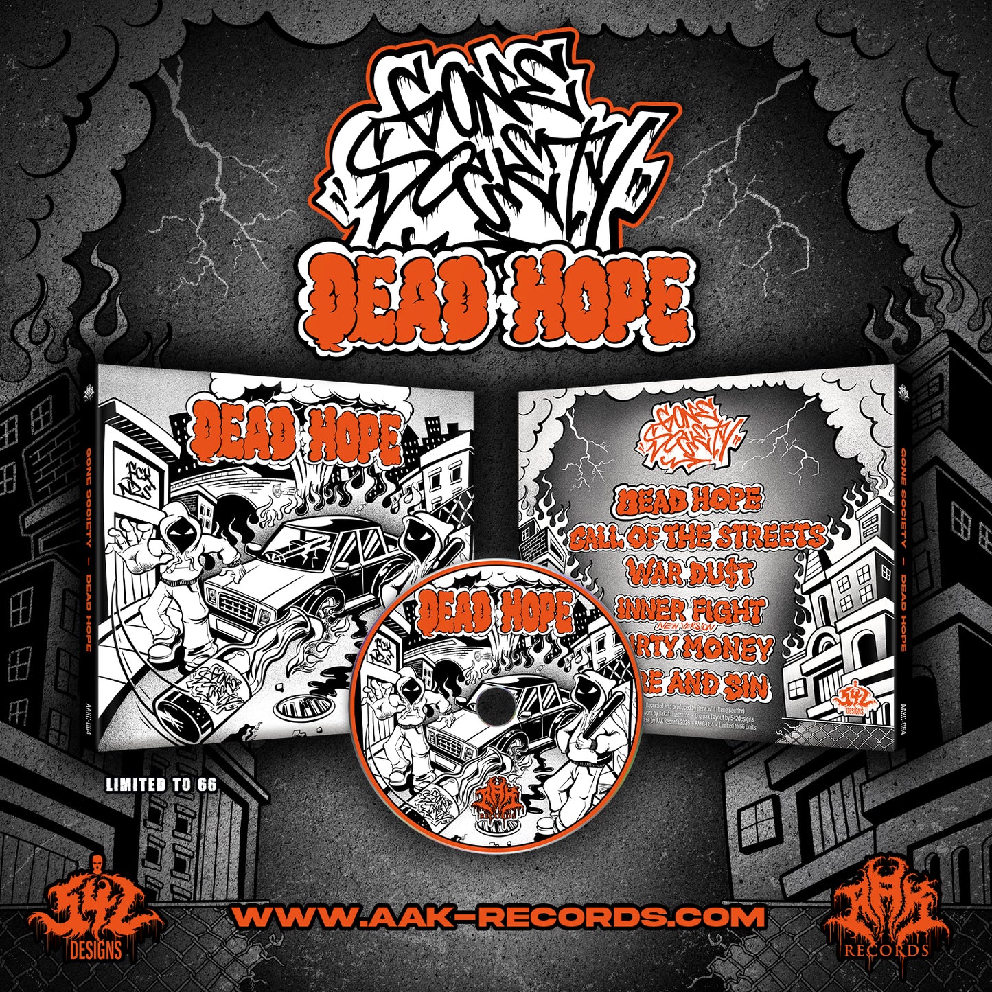 GONE SOCIEY - "DEAD HOPE" CD-EP