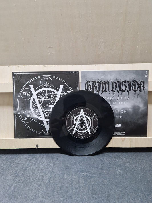 GRIM VISION – "WITH THOSE WHO FAVOR FIRE" [7" VINYL/BLACK]