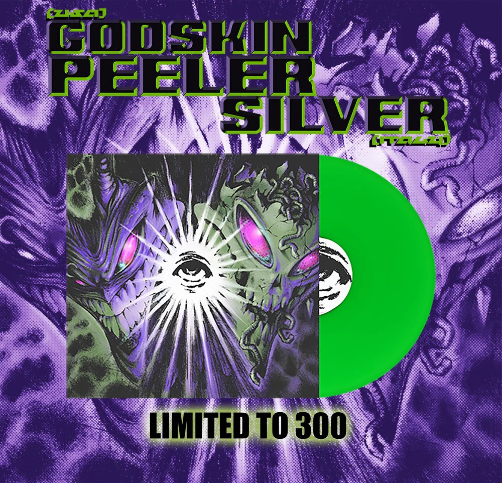 GODSKIN PEELER / SILVER - "BLOOD TIES" SPLIT [7" VINYL/MINT GREEN]
