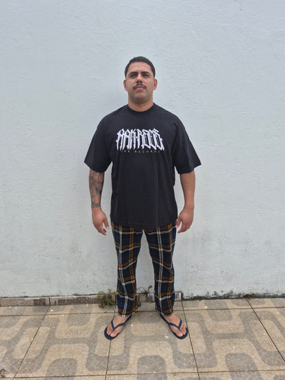 AAK REC$ 'HARD FUCKIN' MUSIC' HEAVY OVERSIZE TEE