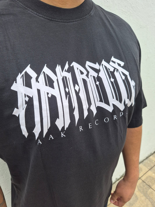 AAK REC$ 'HARD FUCKIN' MUSIC' HEAVY OVERSIZE TEE