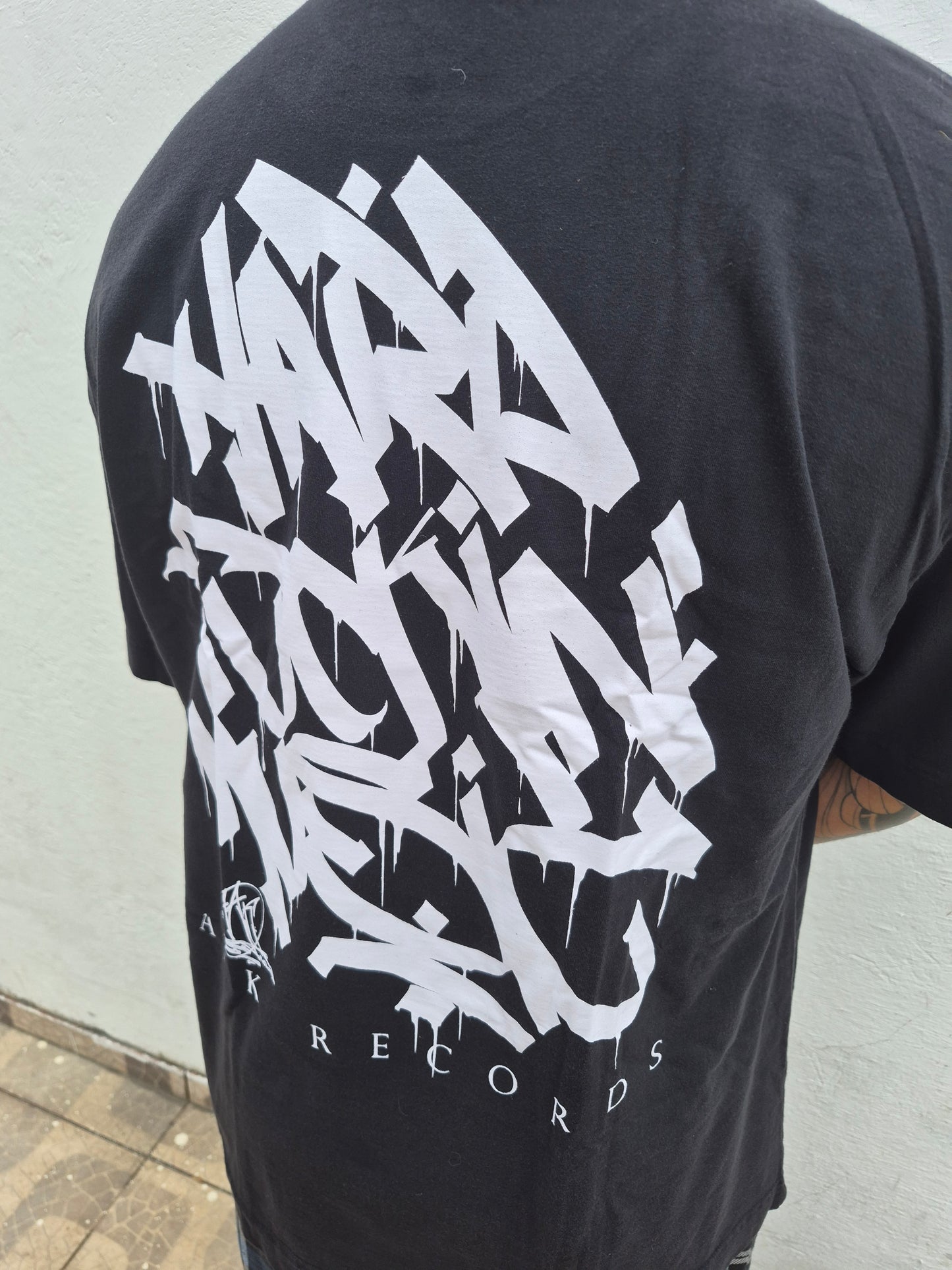 AAK REC$ 'HARD FUCKIN' MUSIC' HEAVY OVERSIZE TEE