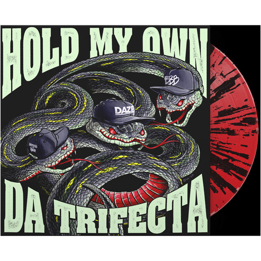 HOLD MY OWN - "DA TRIFECTA" [7" VINYL/RED &amp; BLACK SPLATTER]